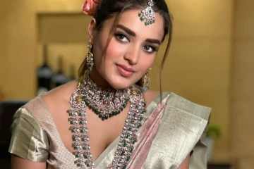 நிதி அகர்வால் சேலையில் அழகிய போட்டோஷூட்