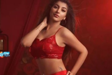 காதலர் தினத்தில் சிவப்பு நிற உடையில் நடிகை யாஷிகா ஆனந்த் போட்டோ ஷுட்