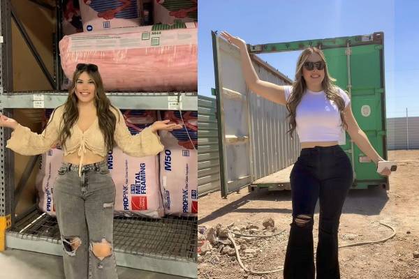 Mexican couple building shipping container home Mexican couple building shipping container home