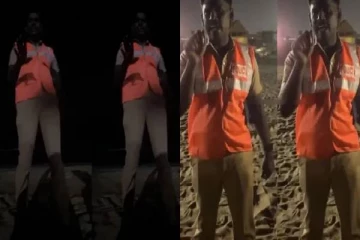 இருட்டில் ஆணும், பெண்ணும் உட்கார கூடாதா? பீச்சில் போலீஸிடம் எகிறிய பெண்!