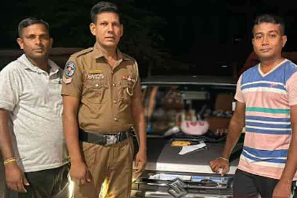 யாழில் பிரபல வர்த்தகரின் மகன் அதிரடி கைது ; இலக்க தகடற்ற காருக்குள் பொலிஸாருக்கு காத்திருந்த அதிர்ச்சி | Son Of A Famous Businessman Arrested In Jaffna யாழில் பிரபல வர்த்தகரின் மகன் அதிரடி கைது ; இலக்க தகடற்ற காருக்குள் பொலிஸாருக்கு காத்திருந்த அதிர்ச்சி | Son Of A Famous Businessman Arrested In Jaffna