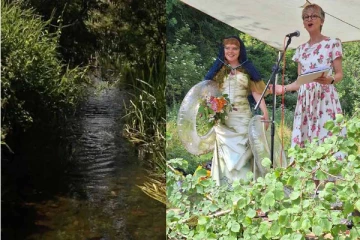 துர்நாற்றமடிக்கும் நதியைத் திருமணம் செய்த இளம்பெண்: காரணம் இதுதானாம்