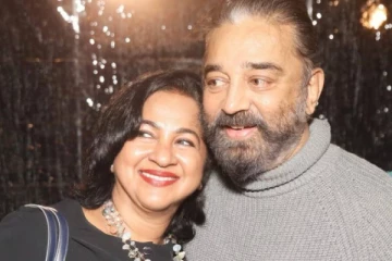 நடிகை ராதிகா சரத்குமாருடன் செம குத்தாட்டம் போட்ட கமல் ஹாசன்.. வீடியோவுடன் இதோ