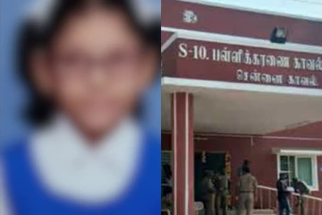 தாயின் கண்முன் நடந்த கொடூரம்....தண்ணீர் லாரியில் சிக்கி உயிரிழந்த 10 வயது சிறுமி