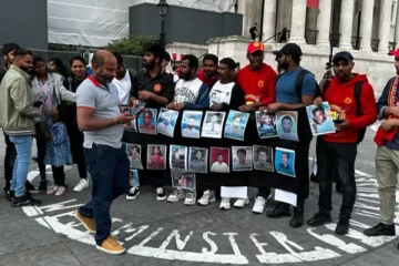 சர்வதேசத்திடம் நீதிகோரும் பிரித்தானியா வாழ் புலம்பெயர் தமிழர்கள்