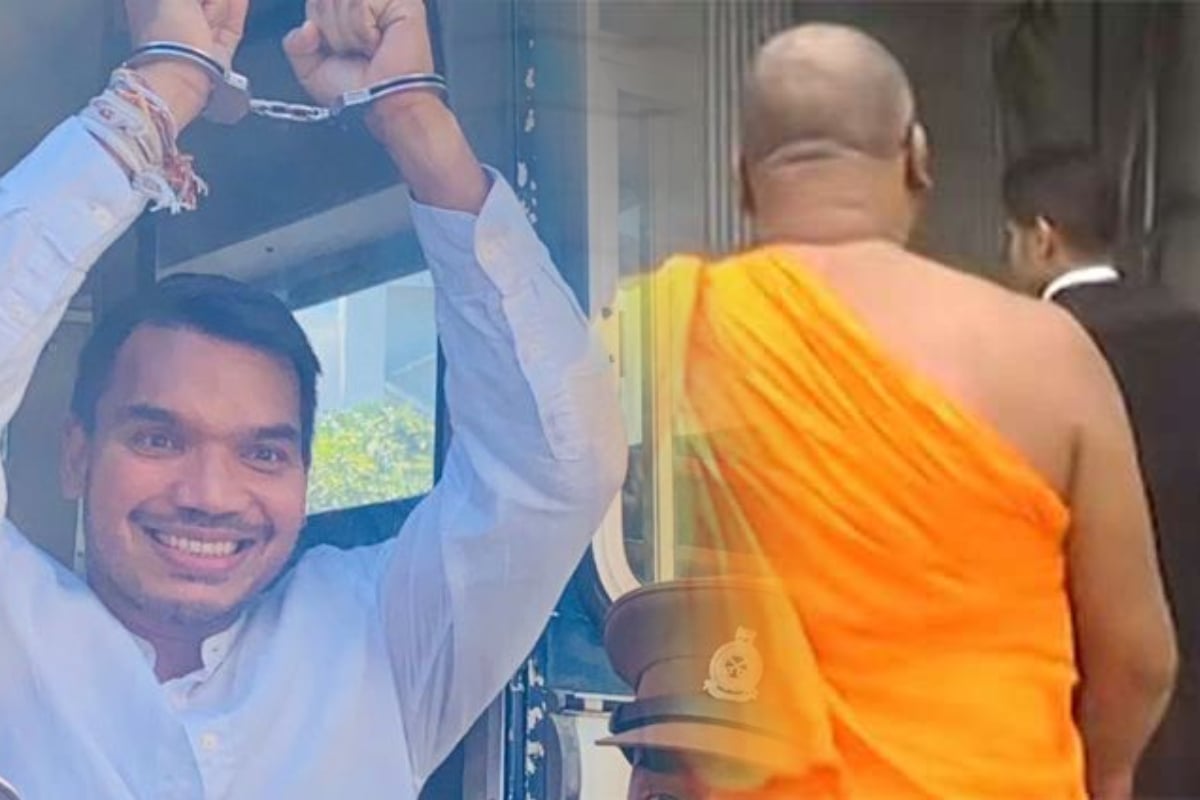 நாமலுடன் சிறையில் ஒன்றாக அடைக்கப்பட்டுள்ள ஞானசார தேரர் | Namal Gnanasara Thero In Same Section
