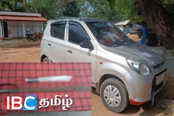 வாளுடன் வாக்குச்சாவடி முன்நின்ற இளைஞர்கள் கைது : தமிழர் பகுதியில் சம்பவம்