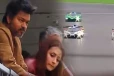 முதலமைச்சர் விஜய் கார் ரேஸை பார்த்து ரசித்து கொண்டிருந்த போது, திடீரென என்ட்ரி கொடுத்த திரிஷா