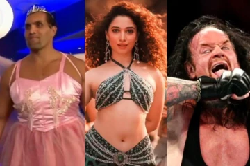 தமன்னாவின் கவர்ச்சி ஆட்டத்தை மிஞ்சும் WWE வீரர்!.. காவாலா பாட்டுக்கு அப்படி ஒரு நடனம்