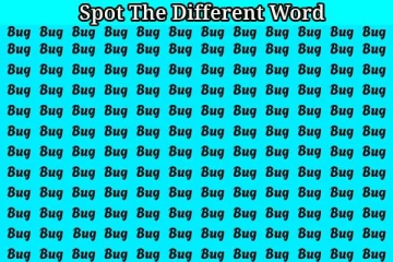 Optical illusion: செலவில்லாமல் கண்பார்வையை சோதிக்கலாம் இதில் வித்தியாச சொல் எங்கே?