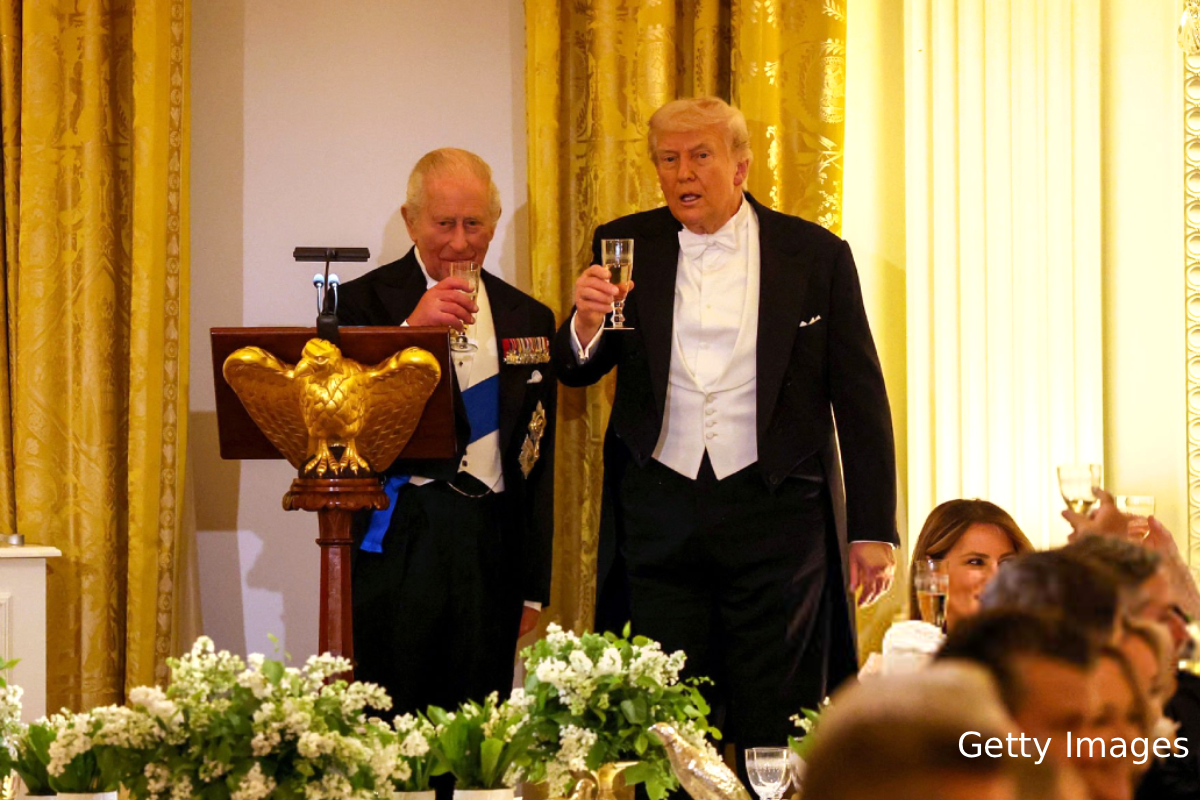 King Charles Trump joke, King Charles state dinner, Trump French language remark, King Charles White House speech, UK US relations 2026, King Charles HMS Trump gift, King Charles America warning #KingCharles #DonaldTrump #StateDinner #WhiteHouse #USUKRelations #RoyalHumor #BreakingNews
