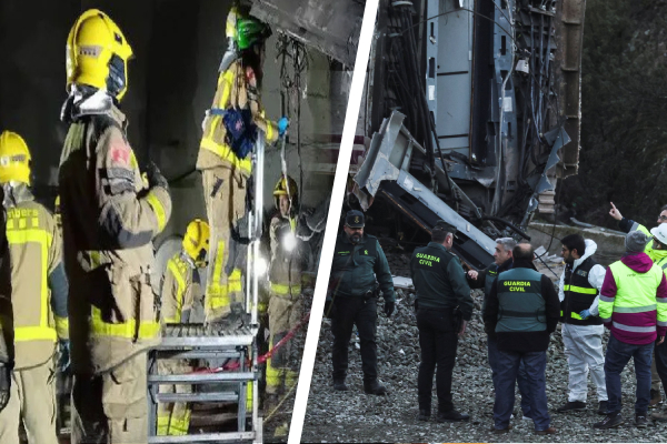 ஸ்பெயினில் மீண்டும் ஒரு ரயில் விபத்து | Another Train Accident In Spain