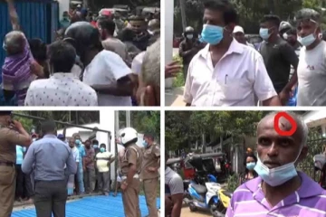 கண்டியில்  எரிவாயு வரிசையில் ஏற்பட்ட பரபரப்பு - பலர் காயம்