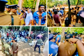 பெண்களை பலவந்தமாக தள்ளி நெஞ்சிலேயே அடித்த ஆண் பொலிஸார்! செல்வராசா கஜேந்திரன் காட்டம் (Video)