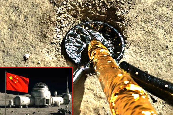 Moon water extraction, Chinese lunar technology, Moon oxygen generation, Chang’E-5 lunar soil, Lunar ilmenite catalyst, Space resource utilization, Moon base sustainability, Photothermal CO2 conversion, China space research 2024, Lunar life support systems