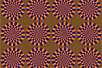 Optical illusion:உங்கள் கண்களே உங்களுக்கு வித்தை காட்டும் இப்படம் சுழல்கிறதா?