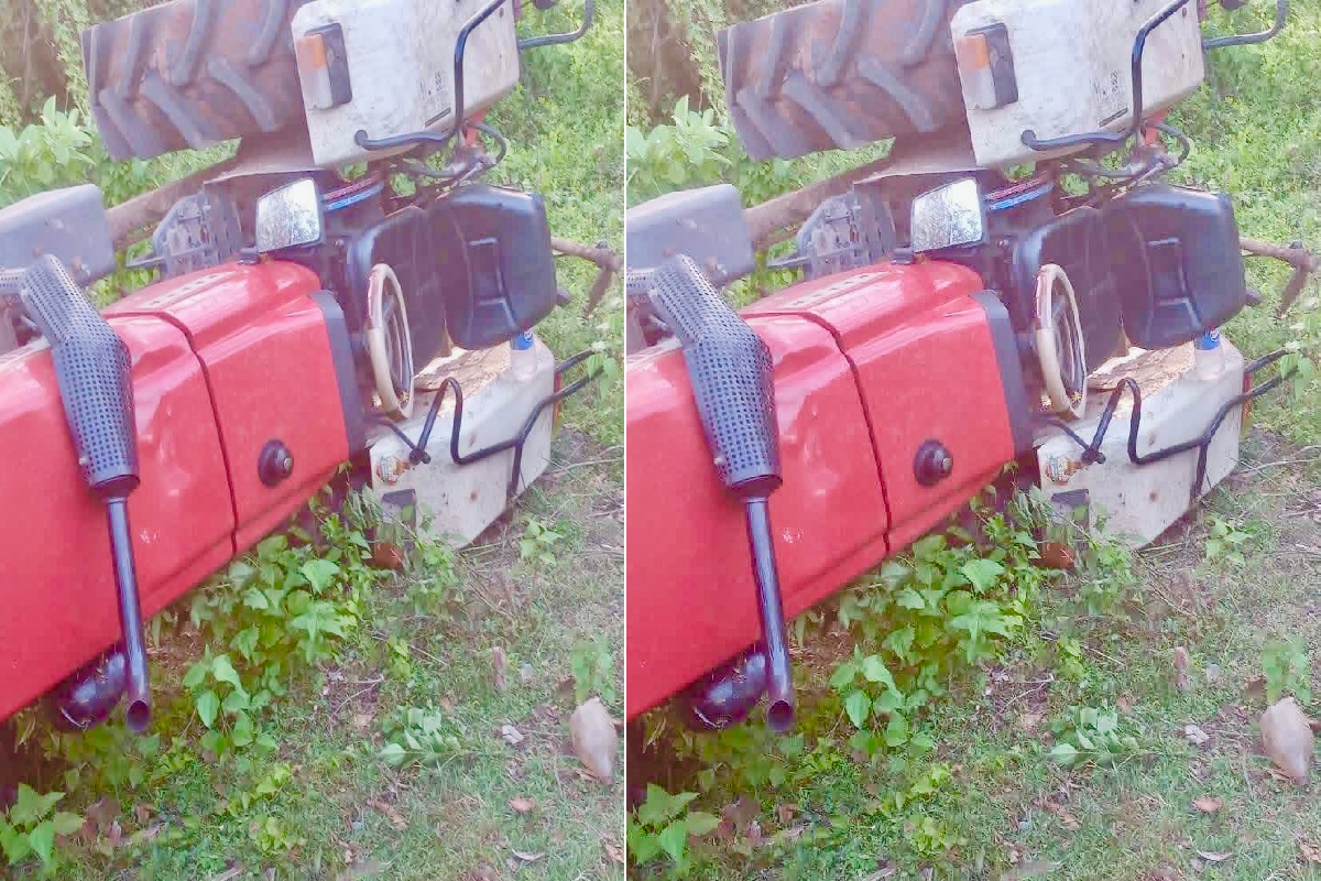 உழவு இயந்திரம் திடீரென தடம் புரண்டதில் இளம் குடும்பஸ்தருக்கு நேர்ந்த துயரம் | Young Family Man Dies After Tractor Overturns