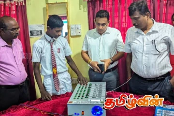 வவுனியா மாணவனின் இலத்திரனியல் வாக்களிப்பு இயந்திரம்!