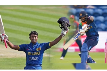 வந்தார், சிக்ஸர் அடித்தார்.. ரிப்பீட்டு.... - வரிசையாக சிக்ஸர் அடித்து அரங்கை அலற விட்ட இலங்கை வீரர்