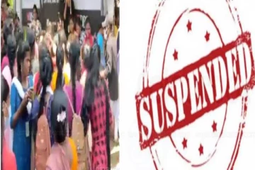 நடுரோட்டில் முடியை பிடித்துக்கொண்டு சண்டை - கல்லூரி மாணவிகள் 10 பேரை அதிரடியாக சஸ்பெண்ட் செய்து உத்தரவு