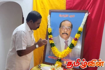 சிவஞானம் சிறீதரன் தலைமையில் அன்ரன் பாலசிங்கத்தின் நினைவேந்தல்