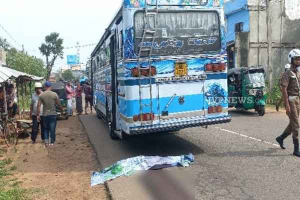 புத்தளத்தில் சோகத்தை ஏற்படுத்திய சம்பவம்: பரிதாபமாக உயிரிழந்த பெண் | Woman Died After Being Hit By A Bus In Puttalam