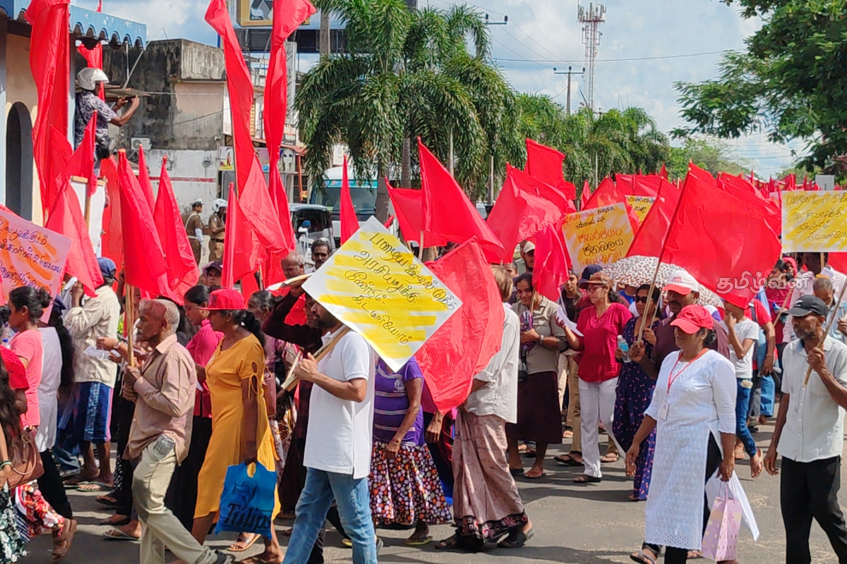 நாடளாவிய ரீதியில் முன்னெடுக்கப்பட்ட தொழிலாளர் தின பேரணி | Labor Day Rally And Meeting North
