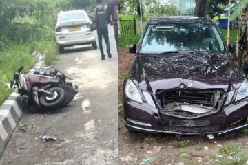 விபத்தை ஏற்படுத்திய நீதிபதியின் மகன்: தந்தை மீது வழக்கு