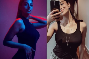 கோட் பட நடிகையா இப்படி.. இறுக்கமான உடையில் அப்படியொரு போஸ்!!