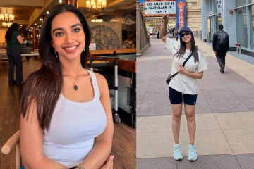 சென்சேஷனல் நடிகை மீனாட்சி சவுத்ரி எங்க போயிருக்காங்க பாருங்க...
