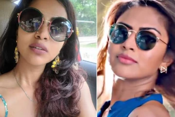 கடற்கரையில் இப்படியொரு போஸ்! நடிகை அமலாபால் இது ரொம்ப ஓவர்..