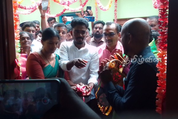 தேசிய மக்கள் சக்தியின் வடமராட்சி அலுவலகம் பிமல் ரத்நாயக்காவால் திறந்துவைப்பு | Npp S North Maratha Office Inaugurated Bimal