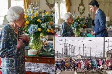 கனேடிய பிரதமர் ஜஸ்டின் ட்ரூடோவை தன் மாளிகையில் சந்தித்த பிரித்தானிய மகாராணியார்