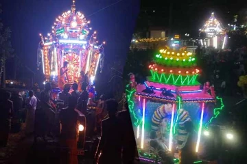 இலங்கையில் பல தேர்கள் ஒரே நேரத்தில் சங்கமித்த தருணம்