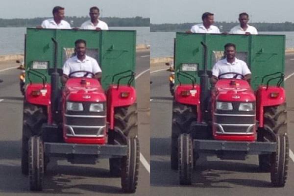 தவிசாளரின் இலக்கத்தகடு இல்லாத உழவு வாகனம் ; வெளியான பரபரப்பு தகவல் | Thavichalar Ploughing Vehicle Withoutlicense Plate