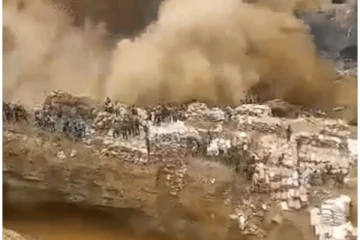 இடிந்து விழுந்த தாமிரச் சுரங்கத்தின் பாலம் ; 32பேர் பலி