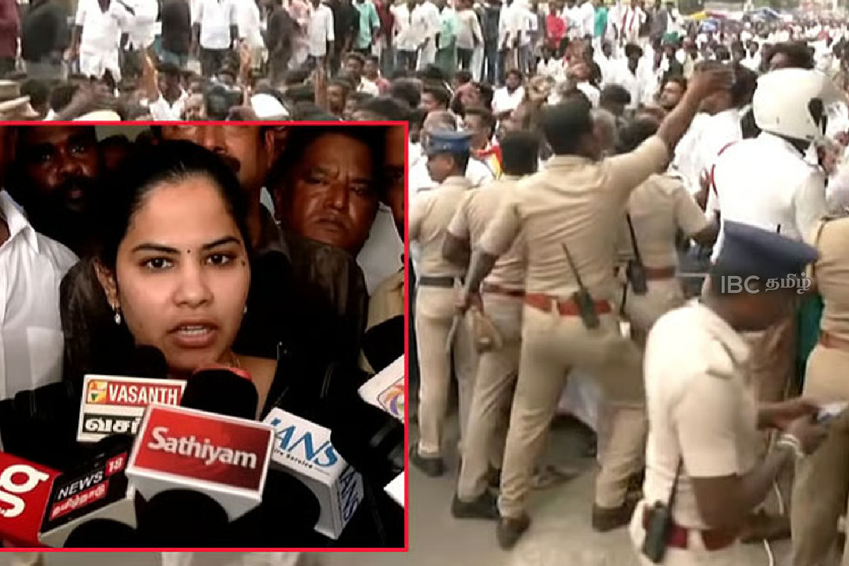 தமிழகத்தில் வெடித்த போராட்டம்: உதயநிதி கைதால் கொந்தளித்த மேயர் பிரியா - அரசின் மீது பாய்ச்சல் | Tamil Nadu Police Have Reached Dmk Leader தமிழகத்தில் வெடித்த போராட்டம்: உதயநிதி கைதால் கொந்தளித்த மேயர் பிரியா - அரசின் மீது பாய்ச்சல் | Tamil Nadu Police Have Reached Dmk Leader