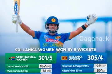 ශ්‍රී ලංකා ක්‍රිකට් ලෝක වාර්තා රැසක් තබයි.. වාර්තා පොත් අලුත් කළ සුපිරි තරගය මෙන්න..