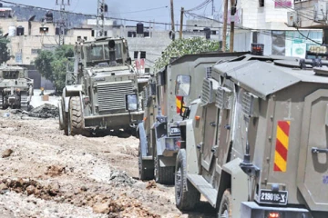 இஸ்ரேல் படைகள் நடத்திய வான் தாக்குதலில் 12 பலஸ்தீனர்கள் பலி