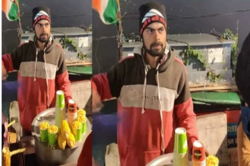 “வீதிக்கு வந்த விராட் கோலி” - தெருவில் சோளக்கதிர் விற்கும் வைரல் புகைப்படம்