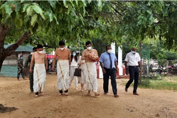 நல்லூர் ஆலய வளாகத்தில் தீவிர கண்காணிப்புடன் பலப்படுத்தப்பட்ட பாதுகாப்பு!