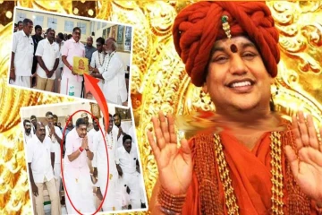 நித்தியானந்தாவின் தியான பீடத்தில் புதுச்சேரி அமைச்சர் ; வெளியான காணொளியால் சர்ச்சை
