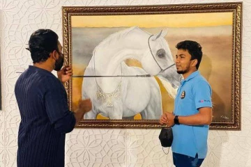 சர்வதேச விழாவில் முதன்முறையாக இடம்பெற்ற இலங்கை இளைஞரின் ஓவியம்