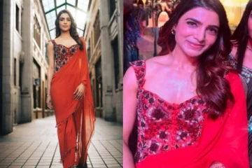 இப்படியும் ஒரு ஆடையா? புதிய தோற்றத்தில் களமிறங்கிய சமந்தா! குவியும் லைக்குகள்