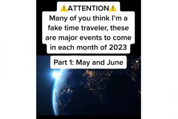 மே மாதத்தில் நிகழவிருக்கும் பேரழிவு: டைம் ட்ராவலர் கூறும் திகில் செய்தி