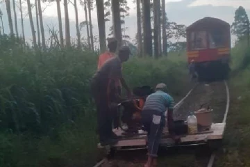 வழமைக்கு திரும்பிய மலையக தொடருந்து சேவைகள்(Photos)