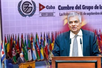 'மூளை வடிகால்' பிரச்சினைக்கு நட்டஈடு வழங்குமாறு ஜி77 மாநாட்டில் ரணில் கோரிக்கை