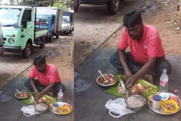 எரிபொருள் வரிசையில்  ஆடி அமாவாசை விரதம் (படம்)