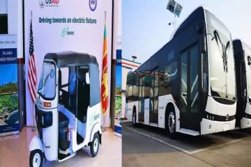 பொதுப்போக்குவரத்தில் இணையும் மின்சார பேருந்துகள்  மற்றும்  முச்சக்கர வண்டிகள்
