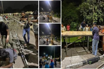 அரசுக்கு கடும் நெருக்கடி - நாடாளுமன்ற சூழலிலும் உருவானது “ஹொரு கோ கம” (திருடர்களை துரத்தும் கிராமம்)(photo)
